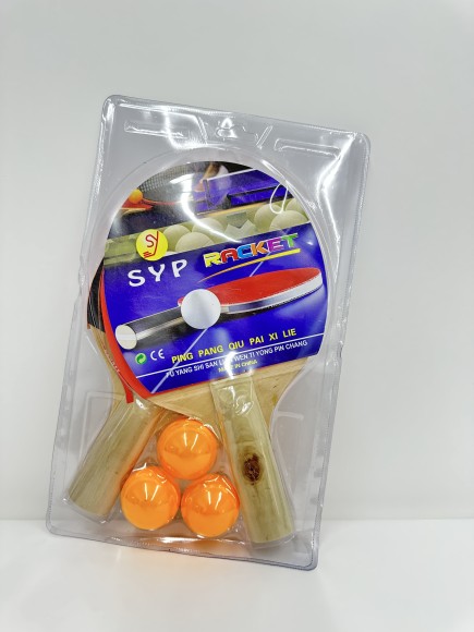 Набор для пинг-понга, 2 ракетки, 3 шарика (60)