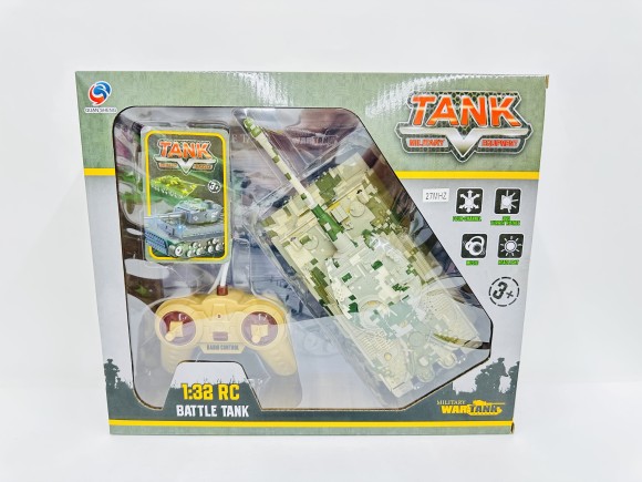 Танк на р/у, свет. и звук. эффекты, 35*10*30 см