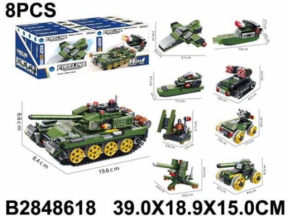 конструктор Военная техника (8 шт.блок) (24)