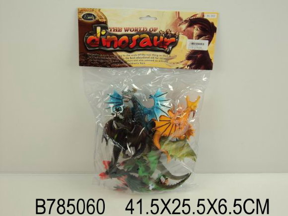 набор динозавров в пакете (48)