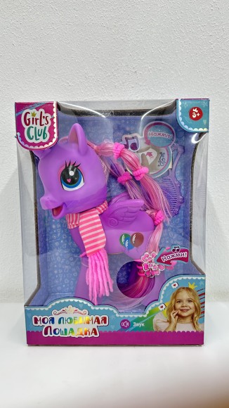 Набор "Зоомагазин" "Girl's Club", в комлекте: единорог, аксессуары, световые и звуковые эффекты, бле
