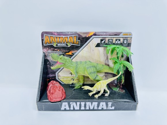 Набор "Динозавры" с аксессуарами, в/к 21,5*8*16 см