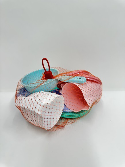 Набор посуды №4, в сетке 20*20*16 см