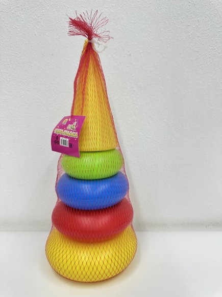 ПИРАМИДКА. ГИГАНТ 35 см (5 деталей) (Арт. И-1908)